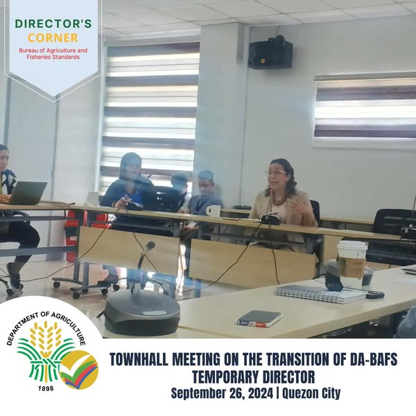 Townhall Meeting on the Transition of DA-BAFS Temporary Director