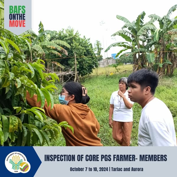 Inspection of CORE PGS Farmer – Members