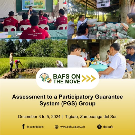 Assessment to a Participatory Guarantee System (PGS) Group (Tigbao, Zamboanga del Sur)