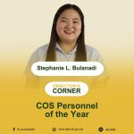 COS Personnel of the Year – Ms. Stephanie L. Bulanadi