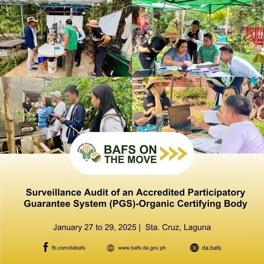 Surveillance Audit of an Accredited Participatory Guarantee System (PGS)-Organic Certifying Body