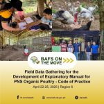 Field Data Gathering for the Development of Explanatory Manual for PNS Organic Poultry – Code of Practice
