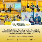 Capability Building Workshop for the Accredited Participatory Guarantee System – Organic Certifying Bodies (PGS-OCB) for Cluster 2