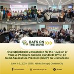 DA-BAFS Convenes Final Hybrid Stakeholder Consultation on Good Aquaculture Practices for Crustaceans.