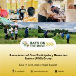 Assessment of  Core Participatory Guarantee System (PGS) Group in Angat, Bulacan