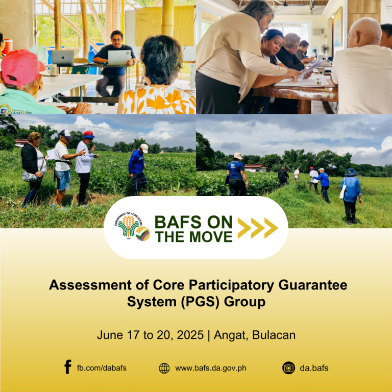 Assessment of  Core Participatory Guarantee System (PGS) Group in Angat, Bulacan