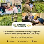 DA-BAFS Conducts Surveillance Assessment of Tubugan Vegetable Producer Assosciation (TVPA) PGS Core Group