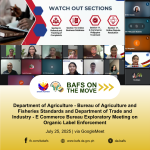 DA-BAFS and DTI Exploratory Meeting on “Organic” Label Enforcement